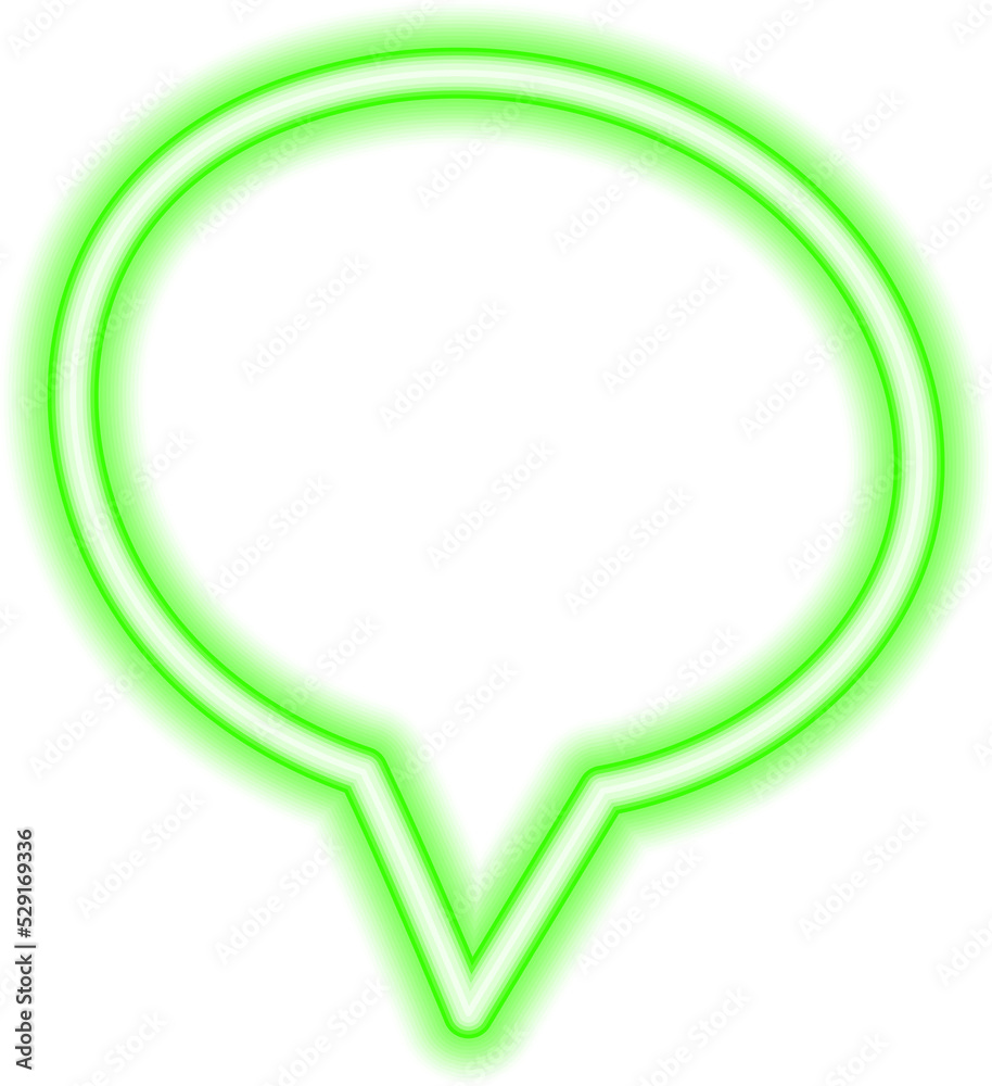 speech bubble neon speech bubble neon
