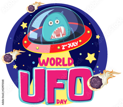 World UFO Day Poster Design
