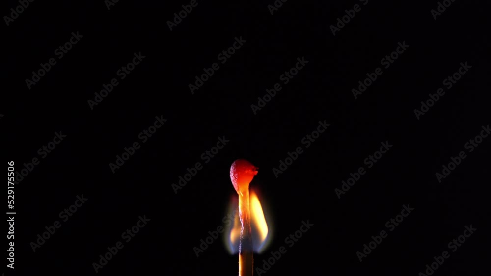 Smoke from burning matchsticks on a black background Smoke from burning matchsticks on a black background