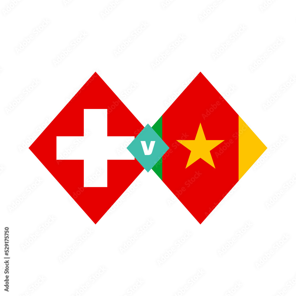 Obraz premium switzerland cameroon football world 2022 match