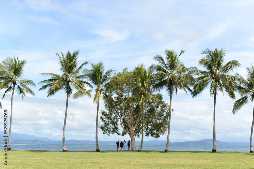 Obraz premium Coast side scene in summer