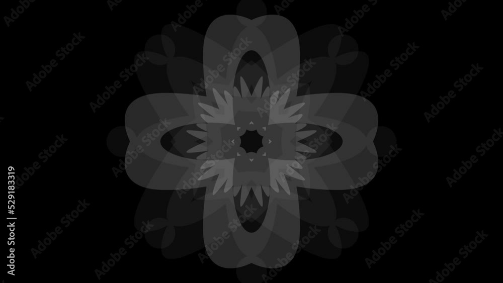 loop animation white pattern black background. 2d motion loop animation white pattern black background. 2d motion