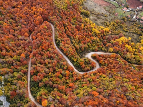 plateau in autumn