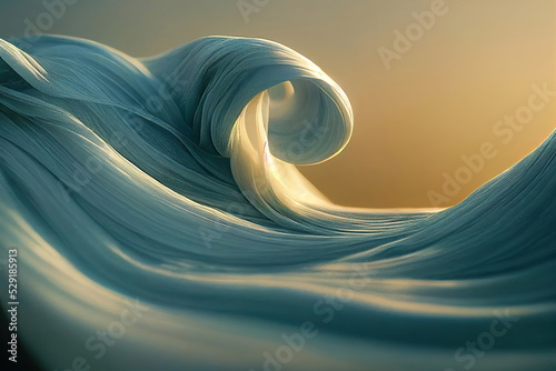 abstract background with waves, wave illustration azt sunset photo