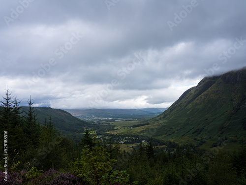 clouds over the mountains