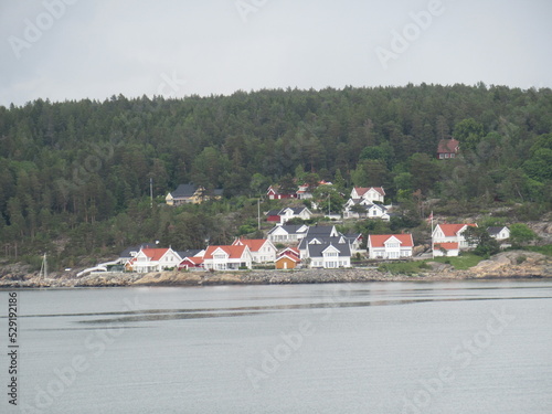 Canvas Print Fahrt durch den Oslofjord
