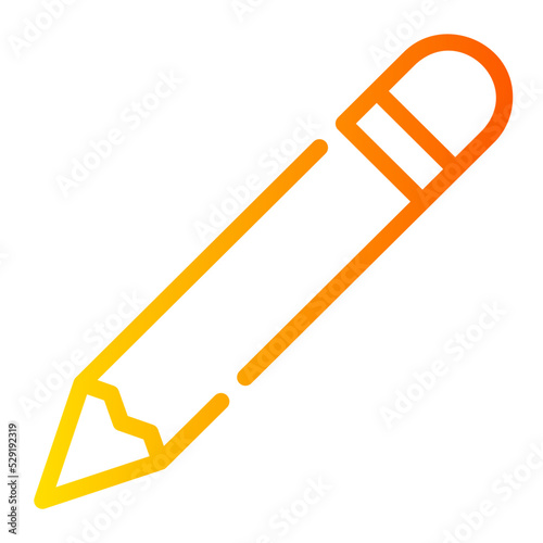 pencil gradient icon