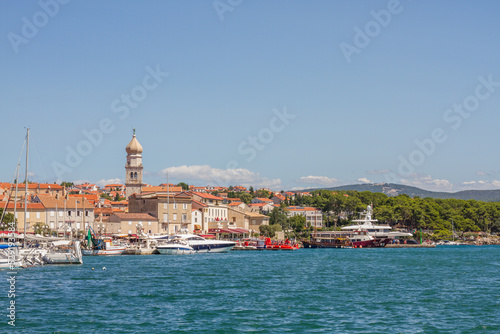 View of the capital of the island of Krk, Croatia