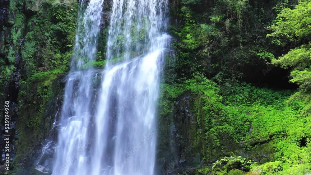 夏の桜滝 ズームアウト大分県日田市 Sakuradaki Falls in summer. zoom out. Ooita-ken Hita city. 夏の桜滝 ズームアウト大分県日田市 Sakuradaki Falls in summer. zoom out. Ooita-ken Hita city.