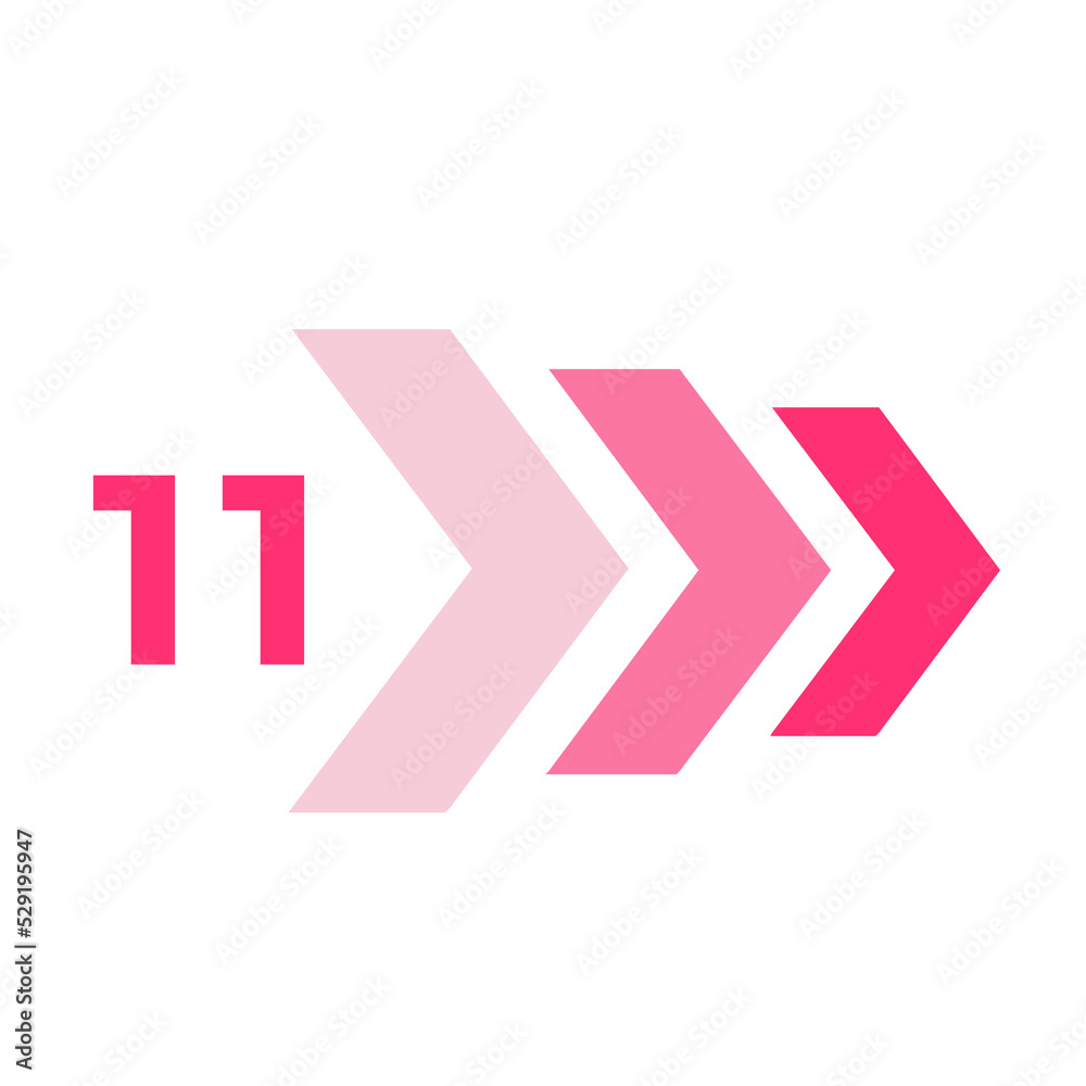 Obraz premium Bullet point number 11