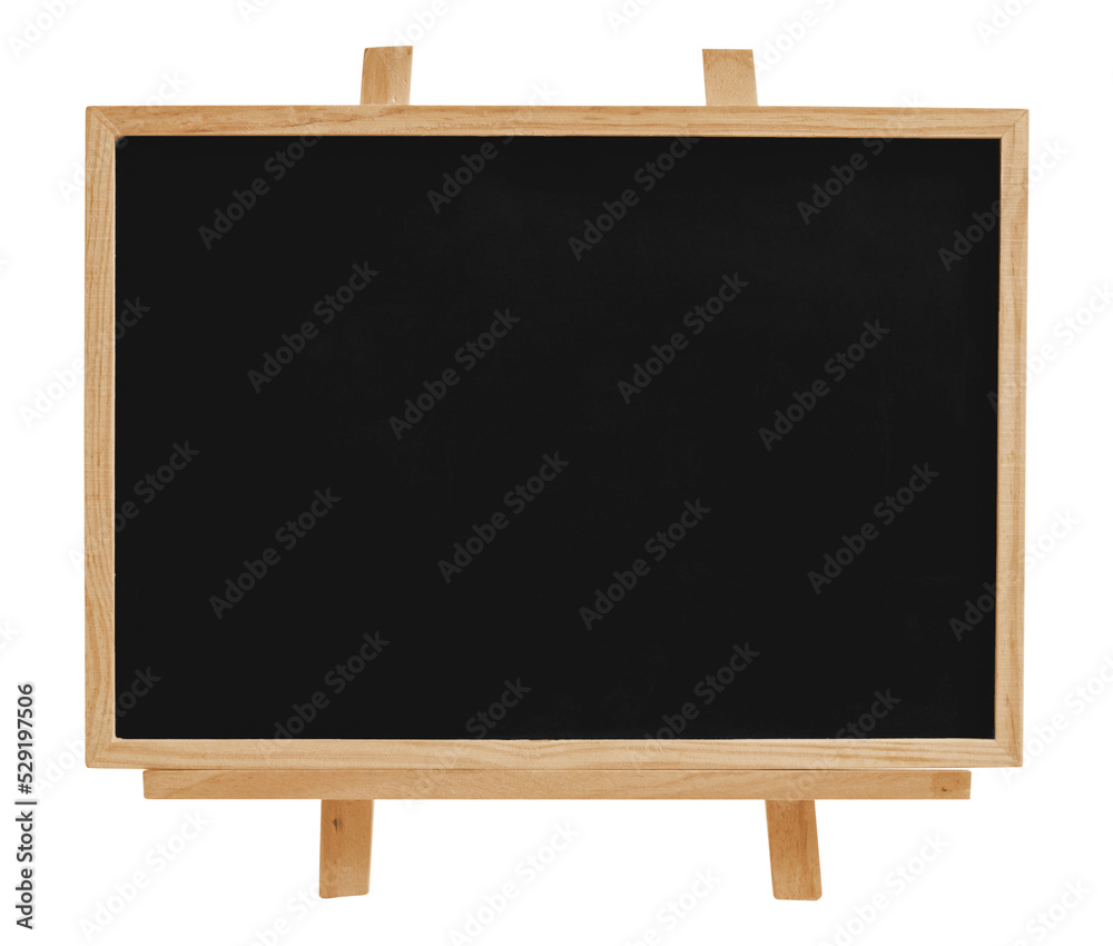 Wooden chalkboard. Blackboard for education