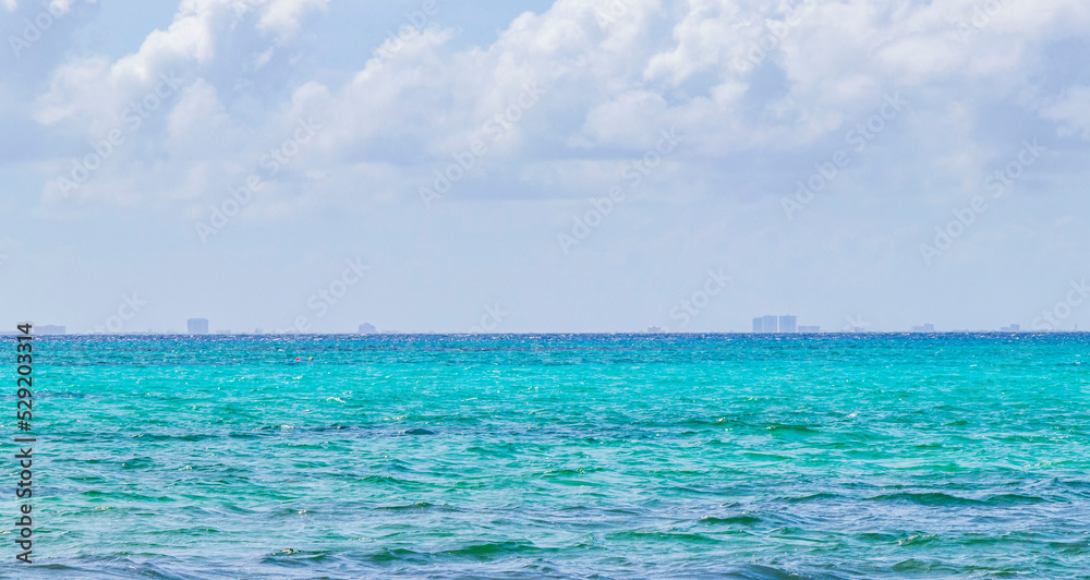 Tropical mexican beach clear turquoise water Playa del Carmen Mexico. Tropical mexican beach clear turquoise water Playa del Carmen Mexico.