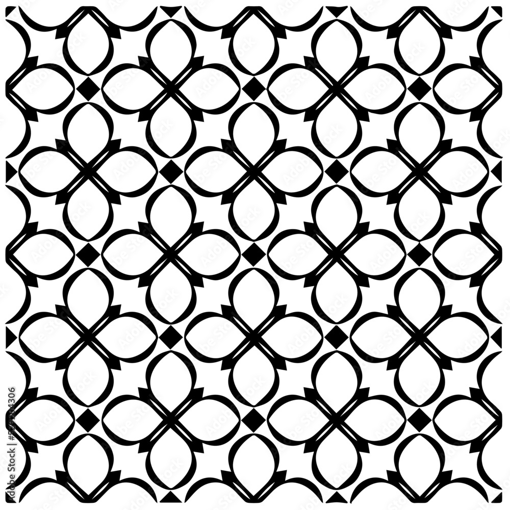 seamless pattern.Simple stylish abstract geometric background. Monochrome Picture. Black and white color. Design for decor, prints, textile or wrapping.Design element for prints. 