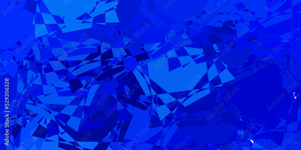 Light BLUE vector background with polygonal forms. Light BLUE vector background with polygonal forms.