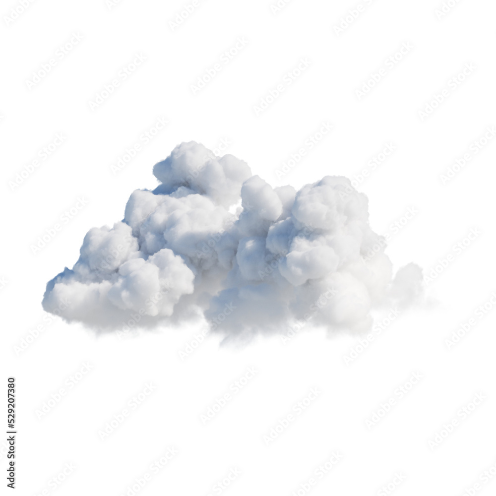 3d render. Shape of abstract white clouds. Cumulus clip art isolated on transparent background. 3d render. Shape of abstract white clouds. Cumulus clip art isolated on transparent background.