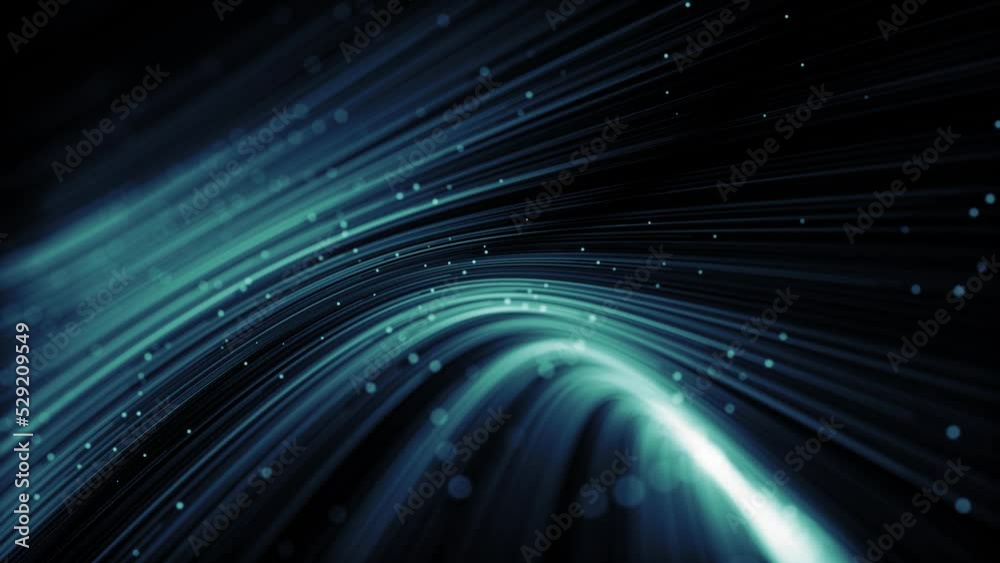 Abstract Flowing Digital Lines Background/ Abstract Flowing Digital Lines Background/
4k animation of an abstract technology wallpaper background of flowing particle lines and nodes for communication 