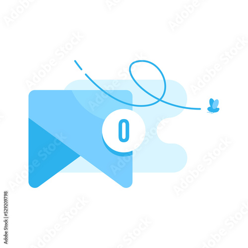 No Saved concept illustration flat design vector eps10. modern graphic element for landing page, empty state ui, infographic, icon