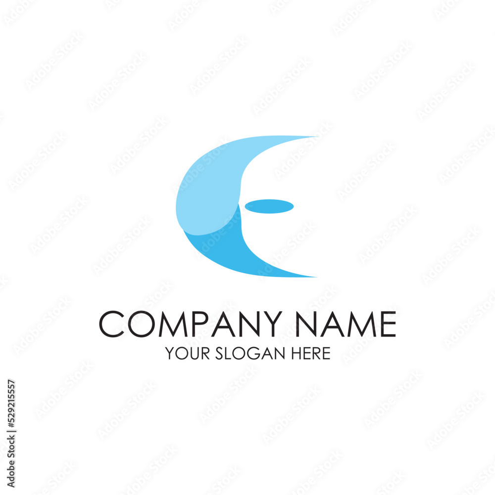 simple initial water logo premium simple initial water logo premium