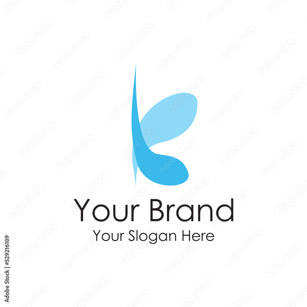 simple initial water logo premium simple initial water logo premium