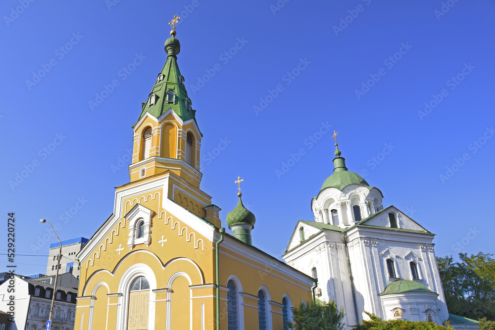 Church of the Holy New Martyrs and Companions of Ukraine and Church of Nicholas Naberezhny on Podil in Kyiv, Ukraine	