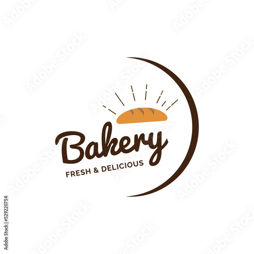 Bakery logo design template