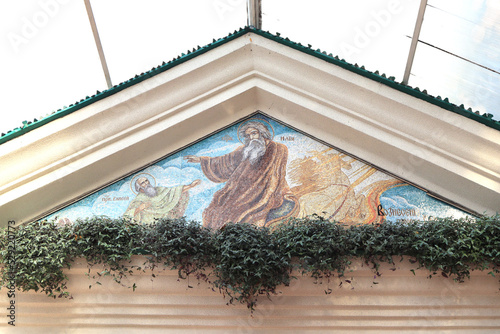 Mosaic of St. Elias Church on Podil in Kyiv, Ukraine	
 photo