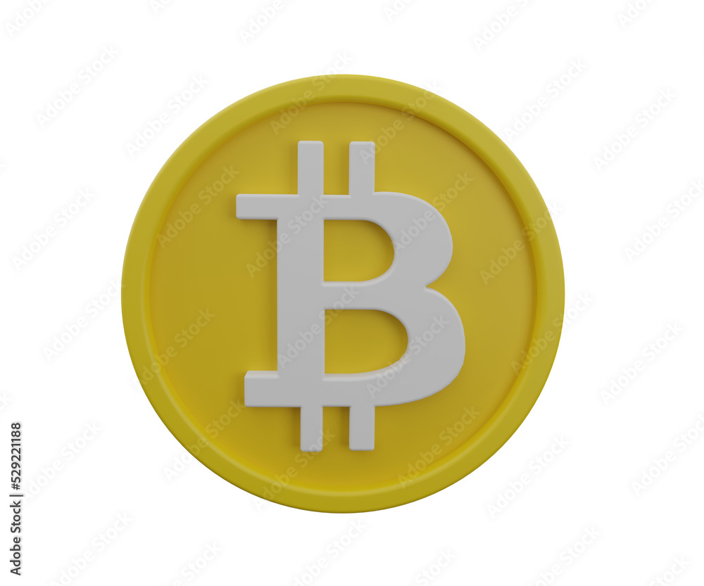 Bitcoin cryptocurrency concept, 3d render.
Bitcoin cryptocurrency concept, 3d render.