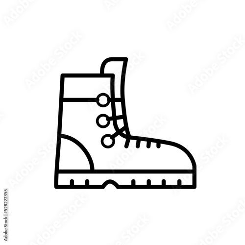 winter boot, hiking boot symbol sign vector illustration logo template Isolated for any purpose