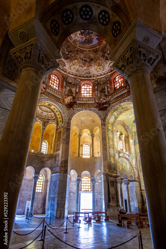 ravenna historical center kingdom of the Lombards with fantastic and unique mosaics in the basilicas and churches