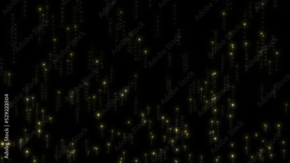 rising up glitter particles overlay