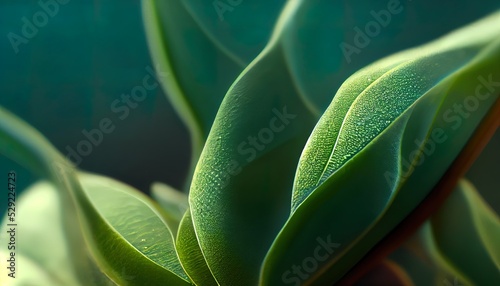 Green vegetable abstract background. 3D illustration.