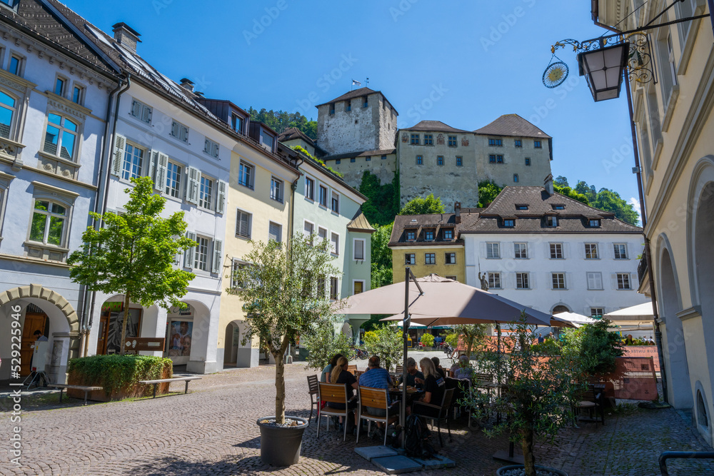 Stadt Feldkirch in Vorarberg, Österreich, Neustadt