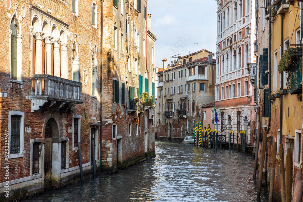 Venice canal panoramic