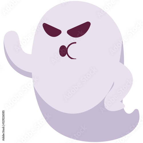 Angry Ghost Illustration