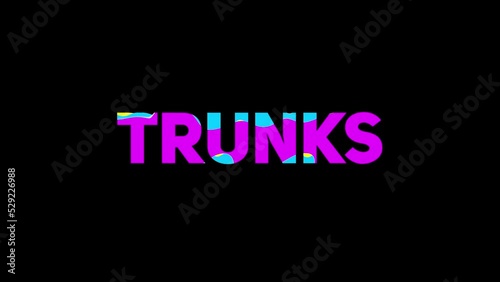 multi-colored liquid turns into the word 