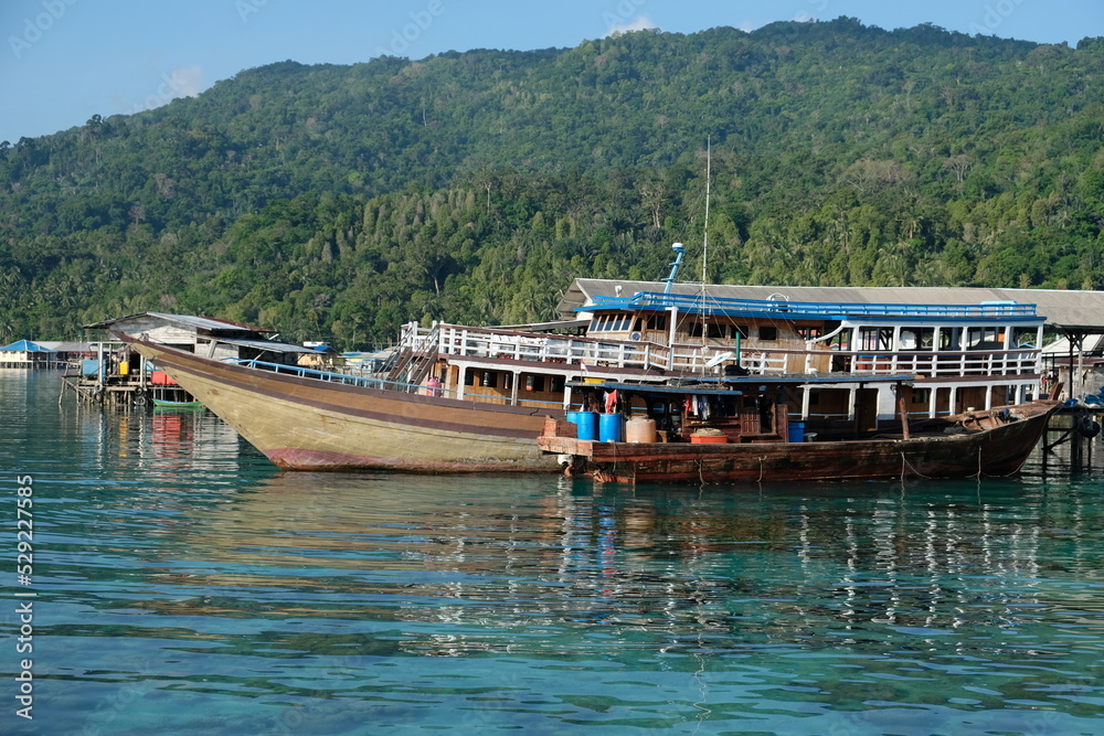 Indonesia Anambas Islands - Ferry on Siantan Island