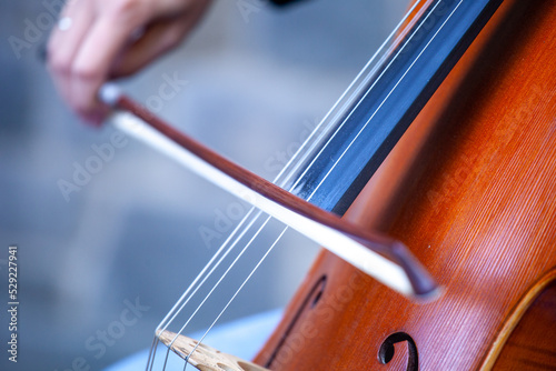 Fotobehang cello symphony orchestra opera music