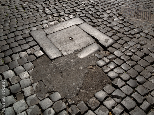 Photo stone pavement texture