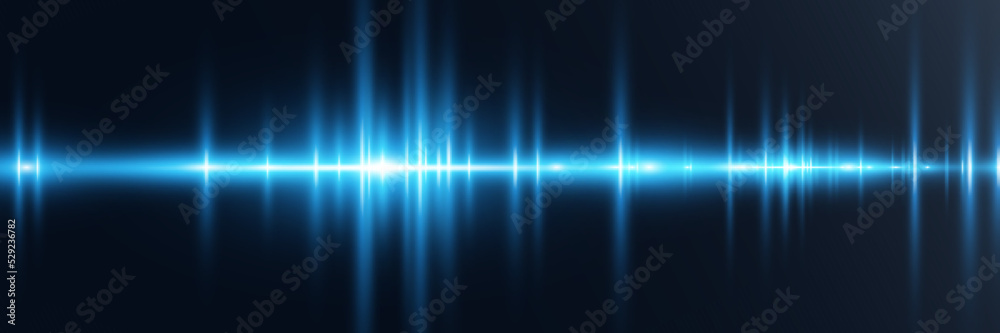 Light blue vector special effect. Glowing beautiful bright lines on a dark background.	
