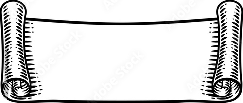 Scroll Paper Banner Ribbon ...