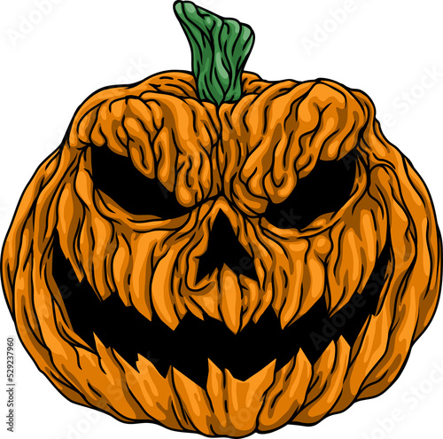 A Halloween scary evil pump...
