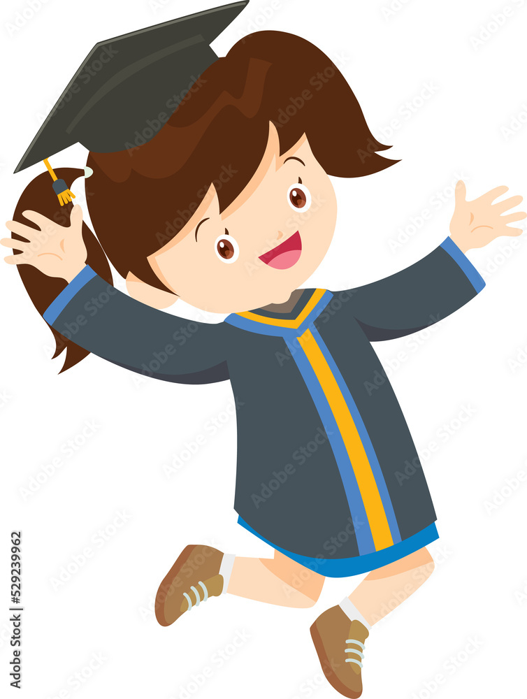 happy smiling graduate students in graduation gowns holding diplomas happy smiling graduate students in graduation gowns holding diplomas
