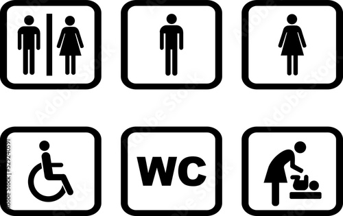 toilet sign icon