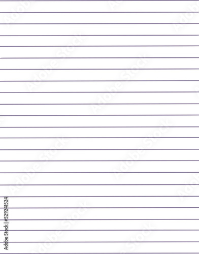 Page lines. In grey purple color. Lined paper decoration. Blank and empty guide sheets. Only horizontal lines