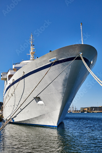Bow of cruise ship