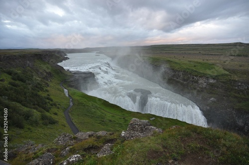 Gullfoss waterfall, Iceland.