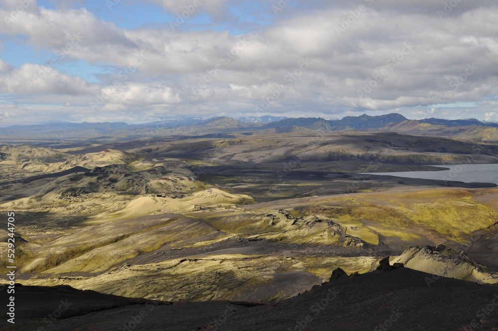 Laki volcanic, Iceland.