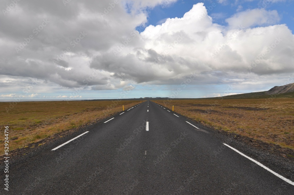 Naklejka premium Iceland, country landscapes.