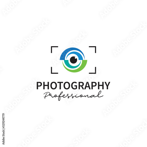 Camera Photography Logo Icons Vector Template