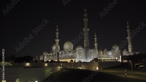 Wallpaper Mural Sheikh Zayed Mosque At Night, Abu Dhabi, Emirates Torontodigital.ca